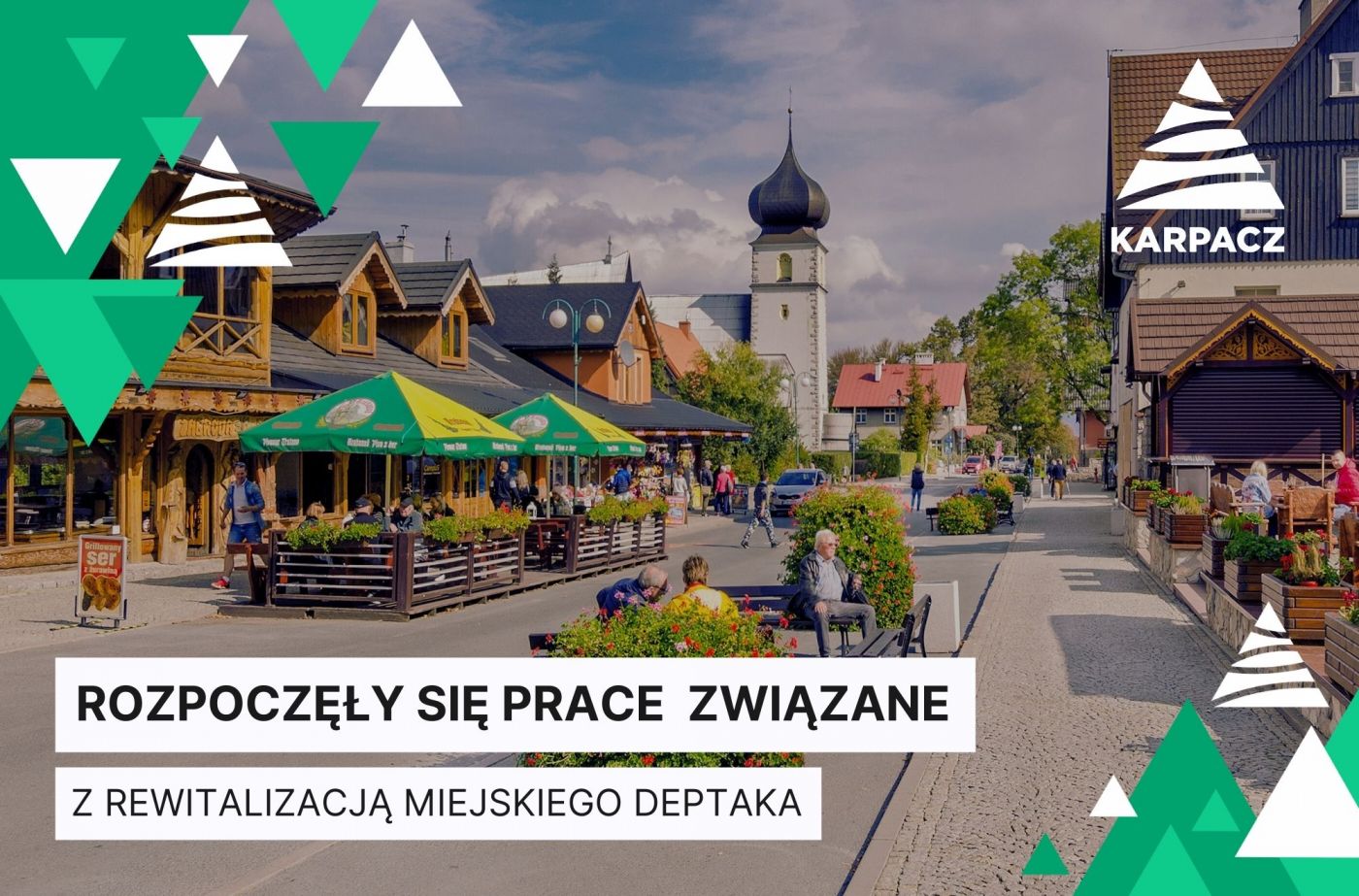 Rozpoczęły się prace związane z rewitalizacją deptaka